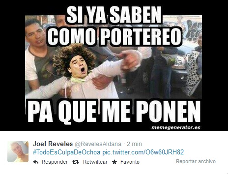 selección mexicana ochoa o corona meme memo