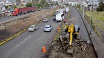 trabajos libramiento de Morelia