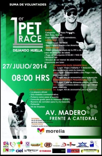 1er Pet Race Morelia