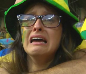 afición Brasil vs Alemania