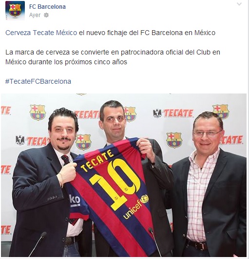 barcelona tecate presentación