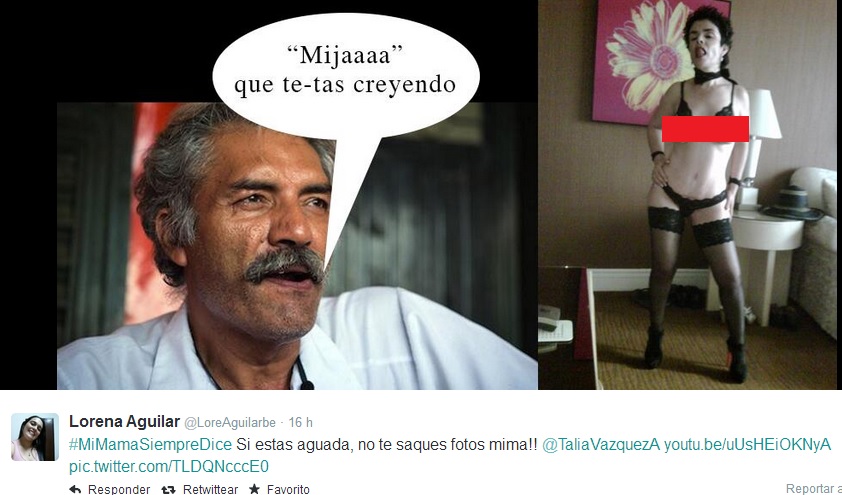 campaña contra talia vazquez meme tw mija