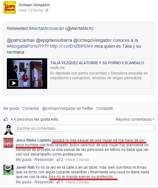campaña vs talia vazquez uchepo fb recibe respuestas