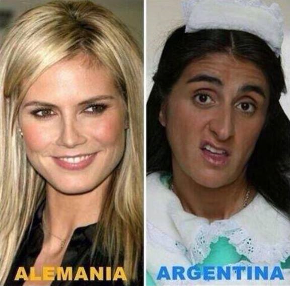 meme Alemania vs Argentina