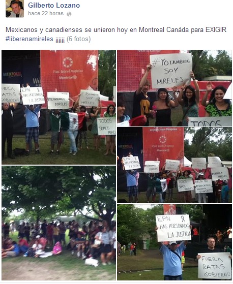 mireles manifestación montreal