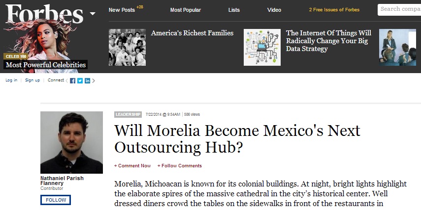 morelia outsourcing forbes