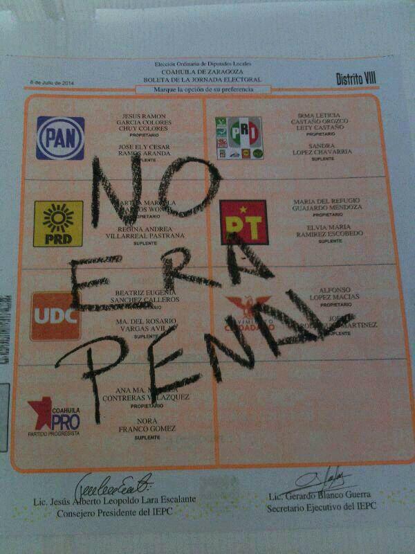 no era penal votaciones 3