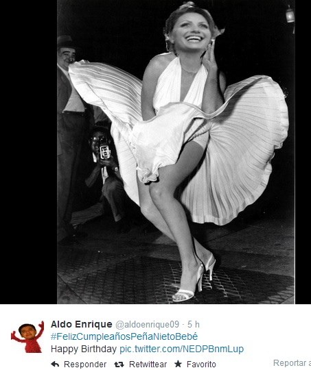 peña nieto cumpleaños la gaiota marilyn