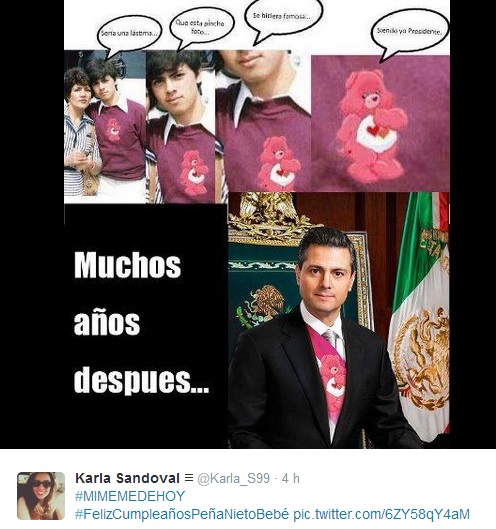 peña nieto cumpleaños osito