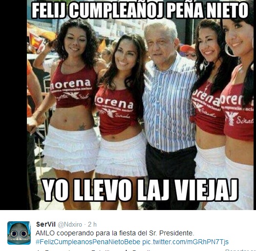 peña nieto cumpleaños yo llevo las viejas