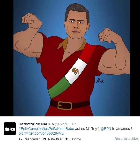 peña nieto feliz cumpleaños caricatura