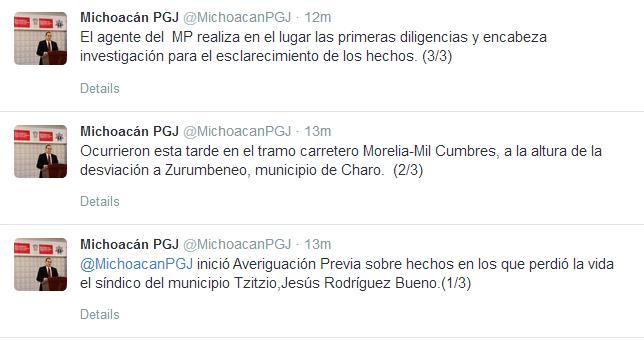 pgje investiga asesinato síndico de tzitzio