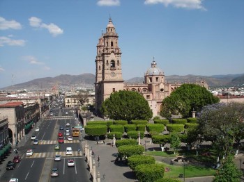 Ciudad de Morelia vista Catedral