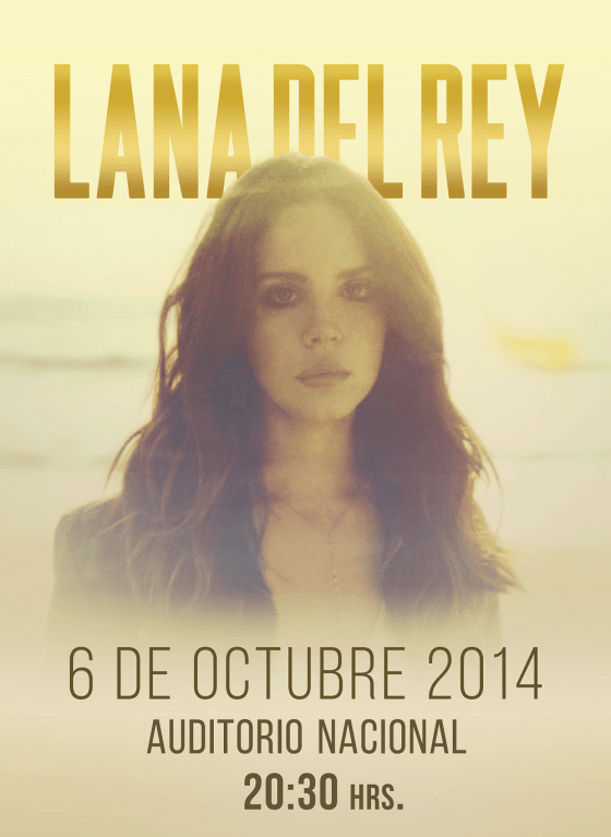 Lana del Rey poster México