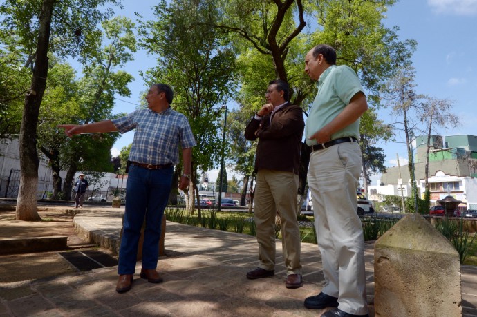 SUPERVISA LÁZARO MEDINA OBRA EN EL BOSQUE CUAUHTÉMOC