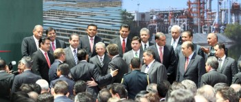 Salvador Jara con Peña Nieto promulgación leyes secundarias Reforma Energética