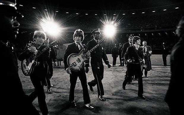 fotografía de Jim Marshall inédita del último concierto de The Beatles