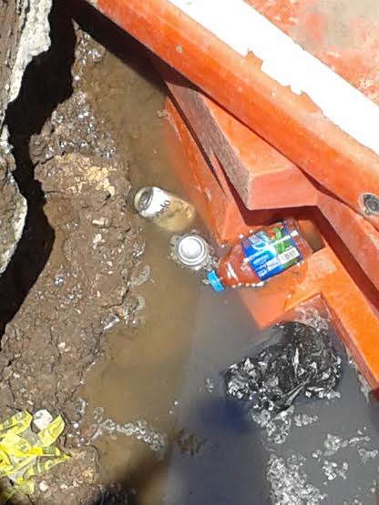 latas de cerveza en mega bache Morelia 2