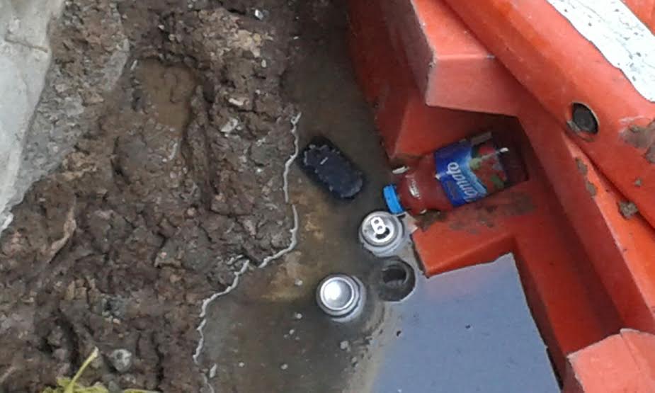 latas de cerveza en mega bache Morelia