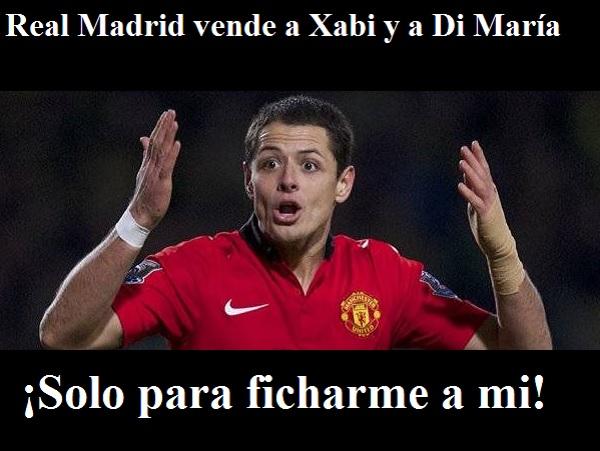 meme Chicharito al Real Madrid