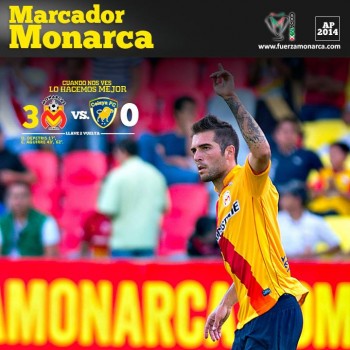 monarcas morelia 3 0 celaya copa mex