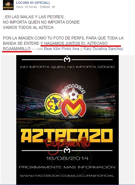 monarcas morelia aztecaso convocatoria