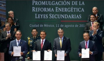 promulgación leyes secundarias Reforma Energética Peña Nieto