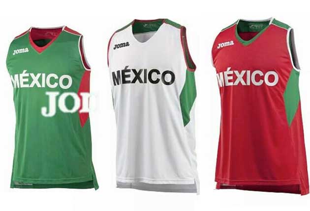 selección mexicana basket uniforme joma
