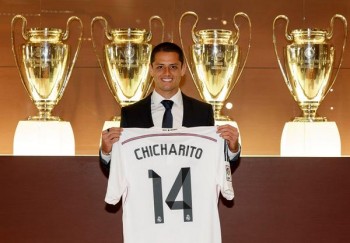 Chicharito Real Madrid presentación