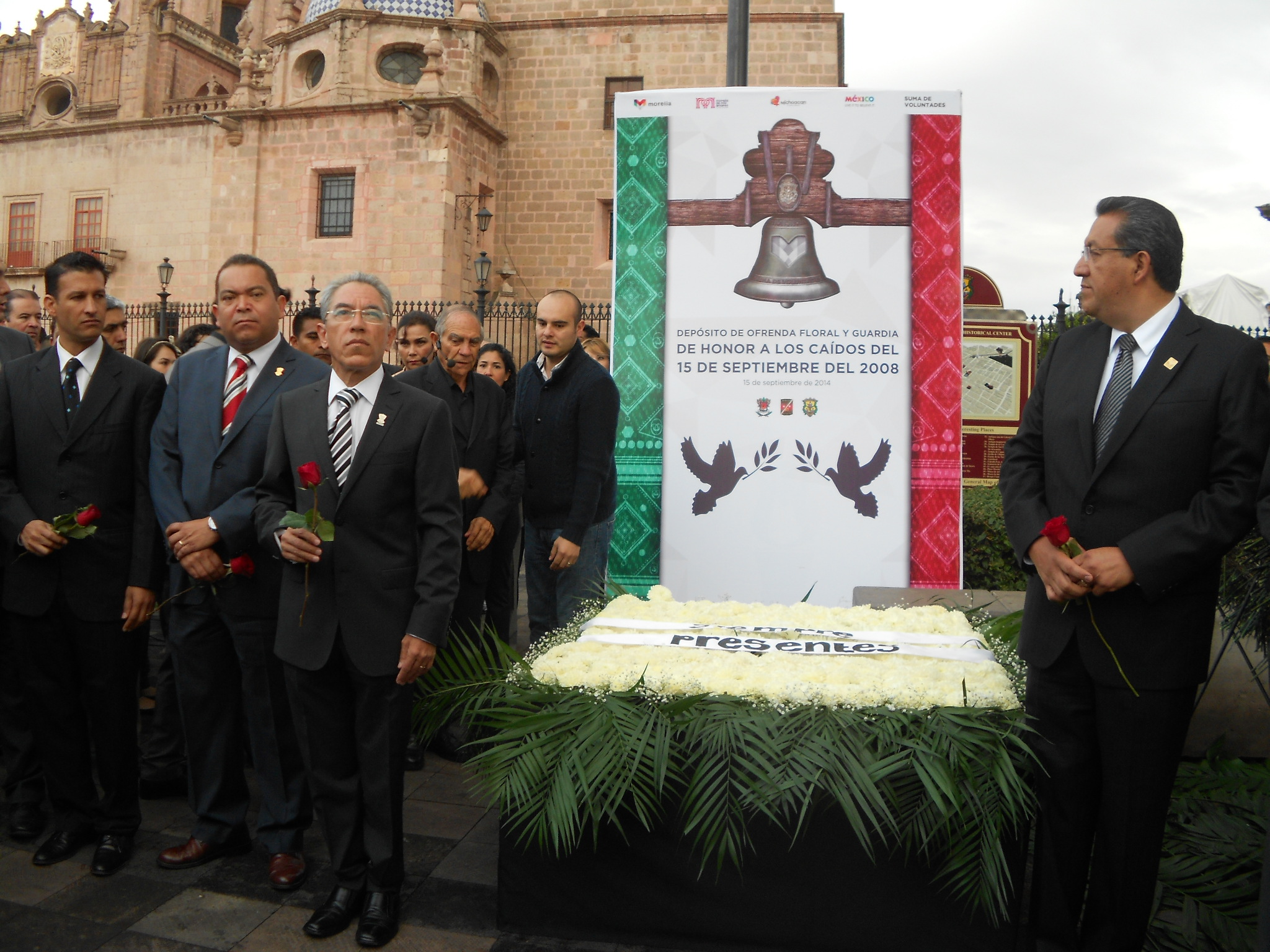 Honor a la gente caída del atentado Terrorista 2008 Morelia