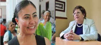 alcaldesas de Huetamo y Pátzcuaro Dalia Santana y Salma Karrum