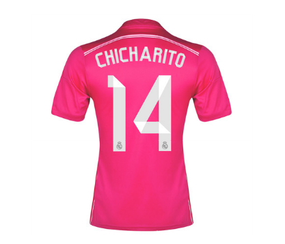 chicharito playera real madrid rosa
