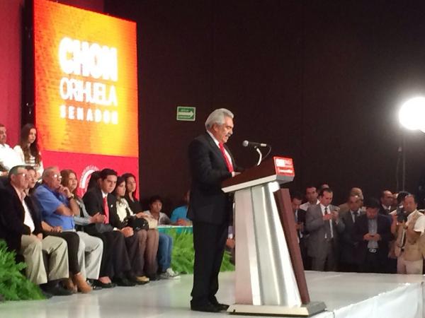 Chon Orihuela en su informe este día
