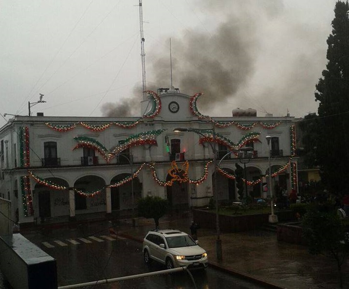 ciudad hidalgo palacio municipal humo