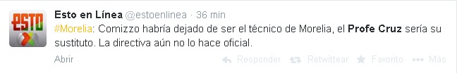 monarcas morelia tuit esto profe cruz comizzo