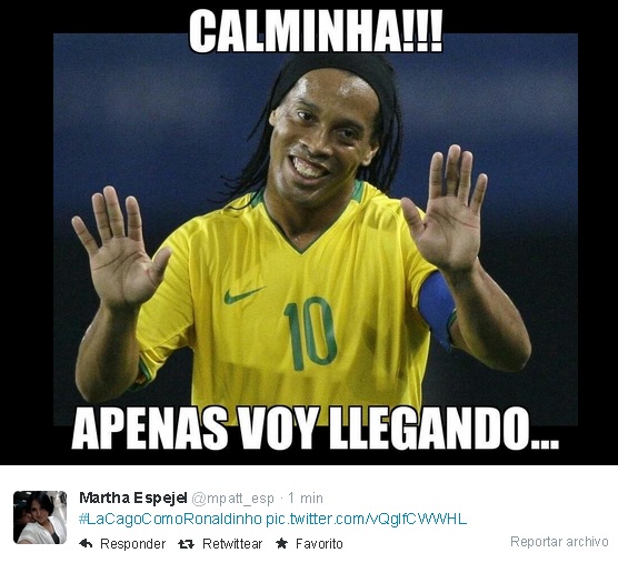 ronaldinho la cago meme 1