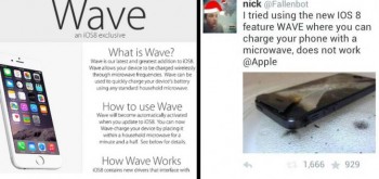 usuarios destrozan su iPhone 6 plus cargándolo en el micro wave broma