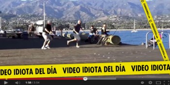 video idiota el bebé flotante