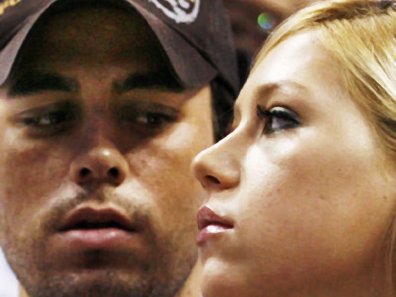 Anna Kournikova y Enrique Iglesia