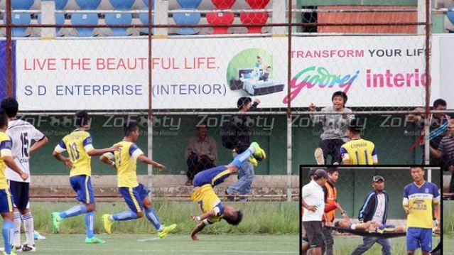 futbolista muere festejando