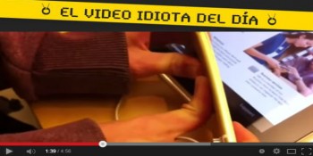 Video idiota doblando iphones