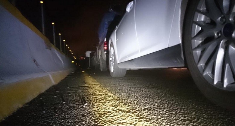 bloqueo tráfico carretera