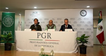 conferencia de prensa PGR Jesús Murillo Karam y Comisionado Nacional de Seguridad Monte Alejandro Rubido