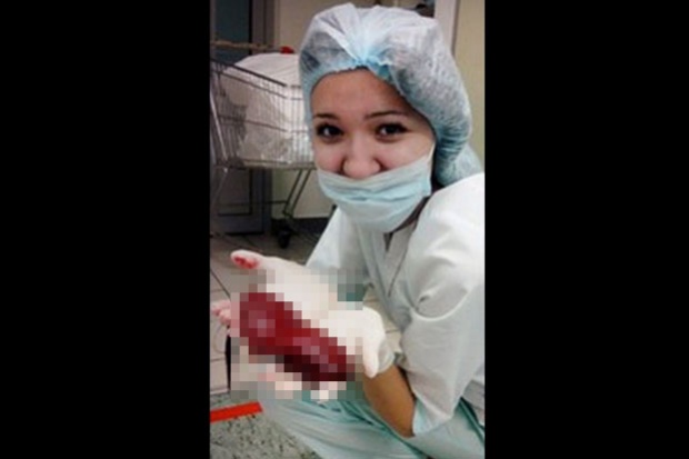 doctora selfie organos humanos