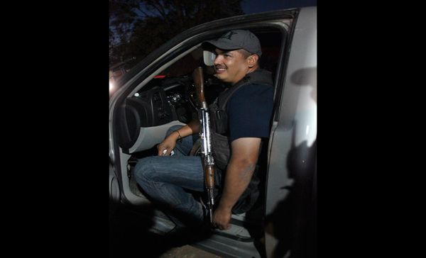 el americano en camioneta