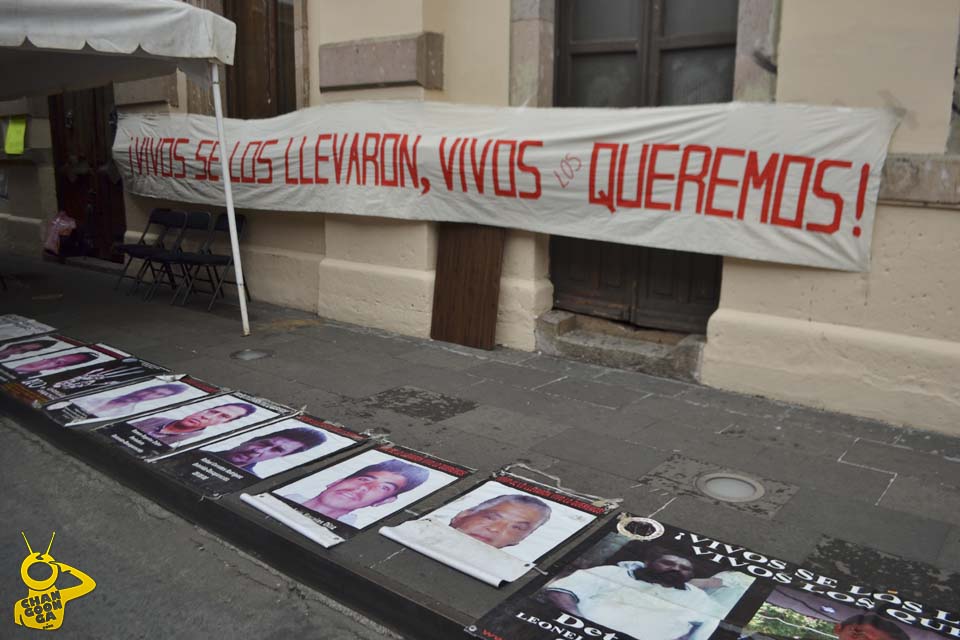 misa desaparecidos en Michoacán frente al Congreso Morelia