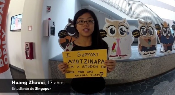 normalistas video estudiantes asiáticos ayotzinapa