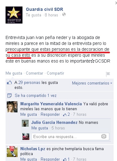 talia vazquez decoración templaria acusación fb