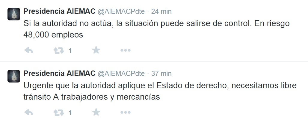tuits por situación en ArcelorMittal