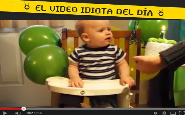 video idiota mi primer pastel de cumpleaños